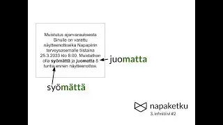 3. infinitiivi eli mA-infinitiivi: mAllA ja mAttA