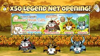 OPENING 50 LEGEND NETS (Battle Cats)