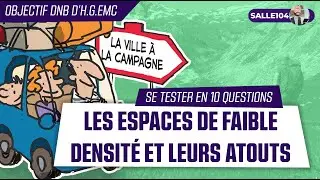Se tester ✔︎ - Les espaces de faible densité et leurs atouts.