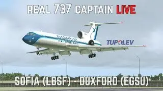 Can a Real 737 Captain fly the Tupolev TU-154 to Duxford in X-Plane 11?!?