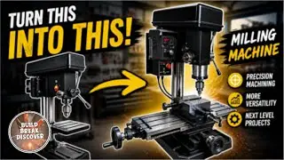 Turning a Broken Drill Press into a MILLING MACHINE