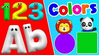 Learn ABC Phonics Shapes Numbers Colors | Preschool Learning Videos For 3 Year Olds | #kidsvideos