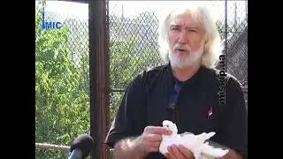 Среднеазиатские двухчубые голуби в Украине. 06.09.2012г.
