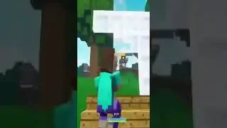 Minecraft Steve switches professions