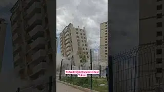 Kahramanmaraş bina yıkılma anı #kahramanmaraş #hatay