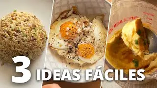 3 Super Easy RICE & EGG Recipes (+1 Extra)