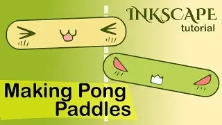 How to make Game Assets for PONG game | Inkscape Beginners Tutorial