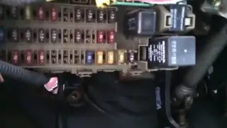 Honda Civic 1996-2000 Fuse Box Location