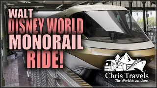 Riding Walt Disney World's Magic Kingdom Monorail to Epcot
