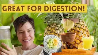 Pineapple Cucumber Juice Recipe with Ginger (Digestion Benefits)