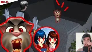 Penampakan My Talking Tom Seram Di Sakura Simulator School | #Dangerzone