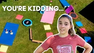 ULTIMATE At Home Gymnastics Obstacle Course!