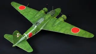 I did it! Japanese aircraft Ki-21 ICM 