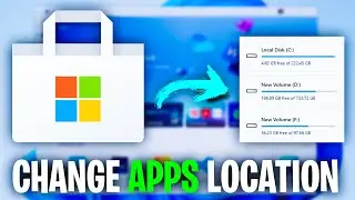 How To Change Microsoft Store's Default DOWNLOAD LOCATION! (Fast & Easy Tutorial)