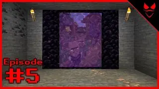Luckiest Nether Portals Ever! - Demon Plays Minecraft - Ep 5