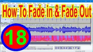 How to Apply Fade in and Fade out in audacity Urdu/Hindi / How to Voice Fade in and Fade Out