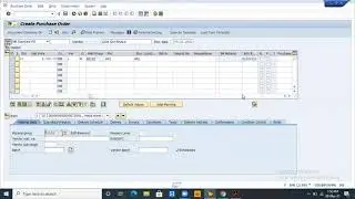 SAP MM PO CAREATION
