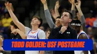 Todd Golden Reacts to 98-83 Win vs. USF | Florida Gators Basketball