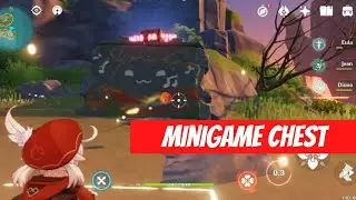 How to Solve Minigame  Chest in Golden Apple Archipelago Island | Klee Painted Ball Dodoco Chest