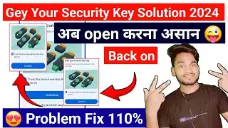 How to Facebook Security key login problem | Physical security key Facebook account | security key