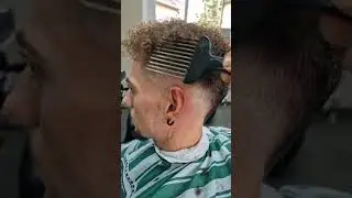 Dauerwelle🔥 Magst du auch? #barbershop #haircut #dauerwelle