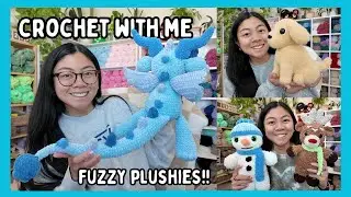 Making Plushies Just For Fun (finally making what I want!) 🧶 Crochet With Me Amigurumi Studio Vlog