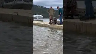 What do you do when the truck keys are dropped in the lake?#swim #dive #cold #turkeyhunting