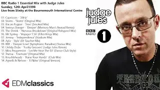 Judge Jules - Radio 1 Essential Mix - Live From Slinky, Bournemouth - 12 April 1998