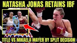 Mikaela Mayer LOSES Controversial SPLIT DECISION Vs Natasha Jonas #boxing #sports #news #youtube