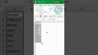 Cara Membuat Tulisan List Vertikal Menjadi Horizontal atau Sebaliknya di Excel #tutorial #exel #tips