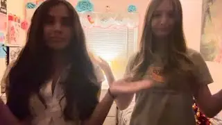 me and lucia making a video to wdym by jb ✨❤️