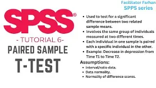 SPSS tutorial 6: Paired Sample T-test