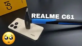 Realme C61 Screen Scratch Test | Realme C61 Durability Test 🔨🛠️