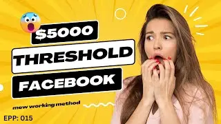 Facebook Threshold New Working Method 2023 July | $5000 Threshold With Proof Dark Hunt3r #newmethod