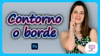 ✅ Cómo poner CONTORNO o BORDE al texto en Photoshop