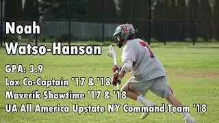 Noah Watso-Hanson - (Class of 2021 LSM) 2018 Highlights