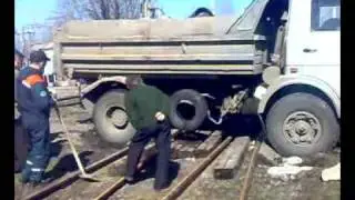 МАЗ застрял