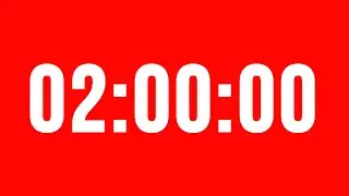 2 Hour Timer With Alarm Without Music