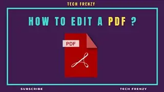How to edit a PDF ? | Offline | [ Easy Solution ]