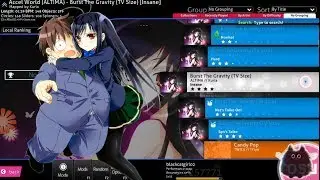 Osu! 54839 - Burst the gravity Accel World (Auto, Insane)