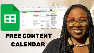 How To Create Free Content Calendar Using Google Sheets