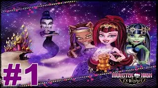 Monster High 13 Wishes Walkthrough Part 1 Opening Desert Oasis