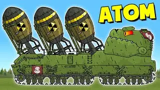 Nuclear Assault Super Tank - Cartoons about tanks