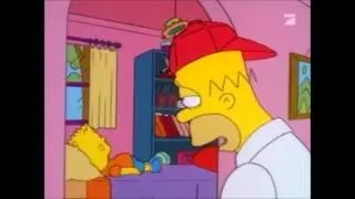 Simpsons - Ball spielen mit dem Vater