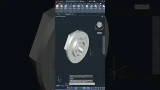 AutoCAD 3D, Autodesk, 3D modeling, 3D bolt #shorts