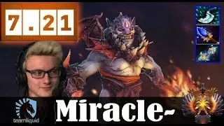 Miracle - Lion Midlane | Against 7.21 Patch | dota 2 mmr Pro Gameplay 87