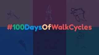100 Days of Walk Cycles