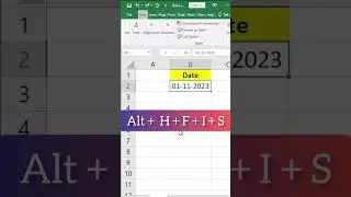 AUTO FILL DATES IN EXCEL | DATE TRICKS IN EXCEL #msexcel  #exceltricksandtips