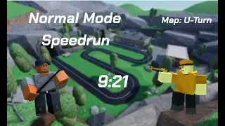 [9:21] Solo Normal Speedrun, U-Turn || ROBLOX Tower Defense Simulator (WR)