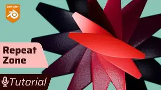Blender Repeat Zone Mograph Abstract Art Tutorial